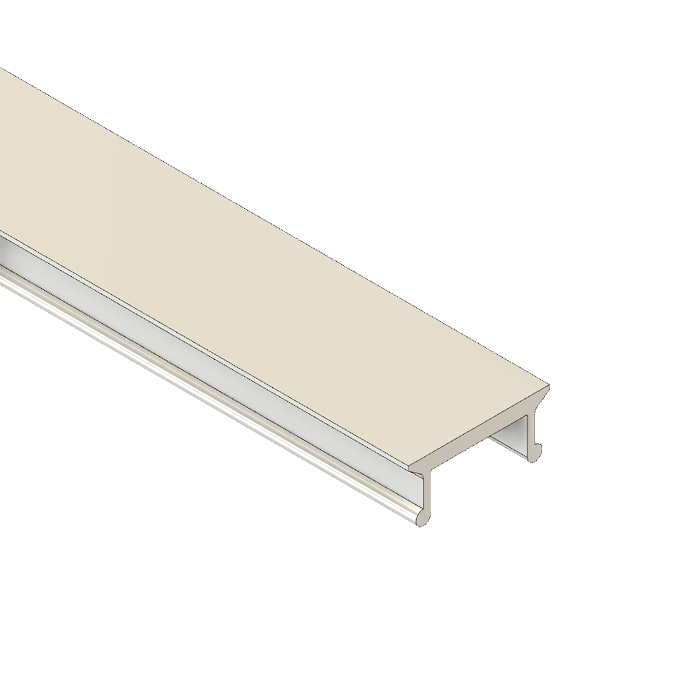 61-050-0 MODULAR SOLUTIONS ALUMINUM COVER PROFILE<br>3M